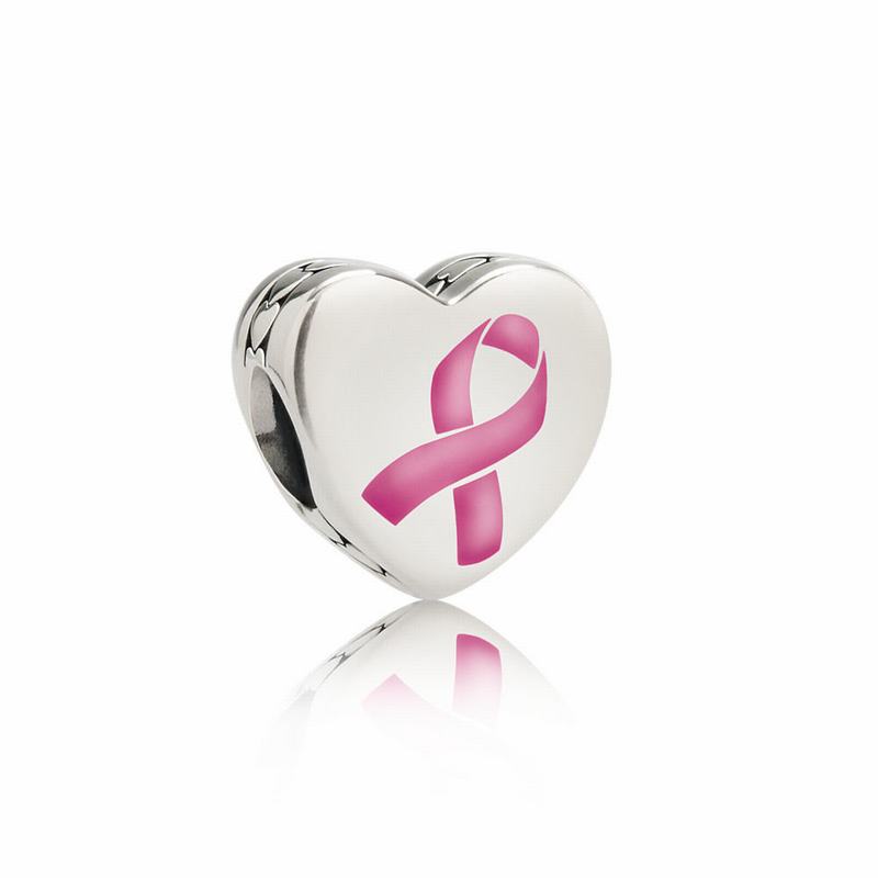 Pandora Hope Ribbon Charm - Sterling Silver - Canada | OC5338NI